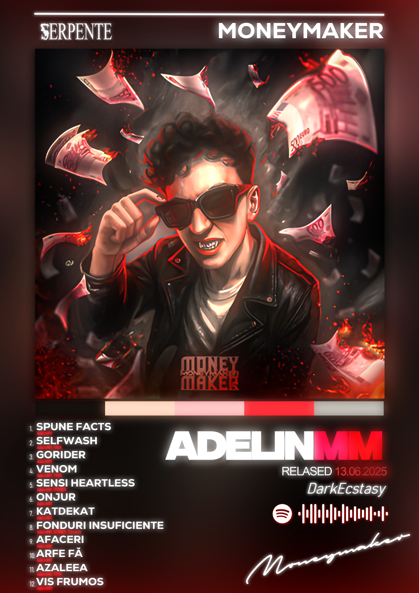 Tablou decorativ album MONEYMAKER - AdelinMM