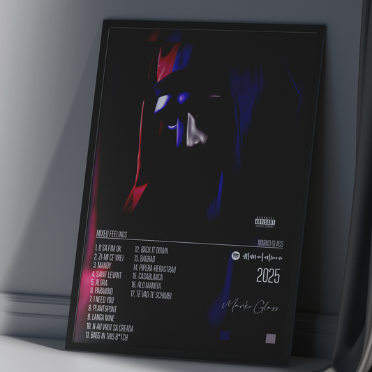 Tablou decorativ album Mixed Feelings - Marko Glass