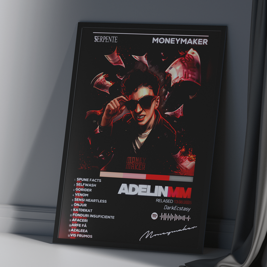 Tablou decorativ album MONEYMAKER - AdelinMM