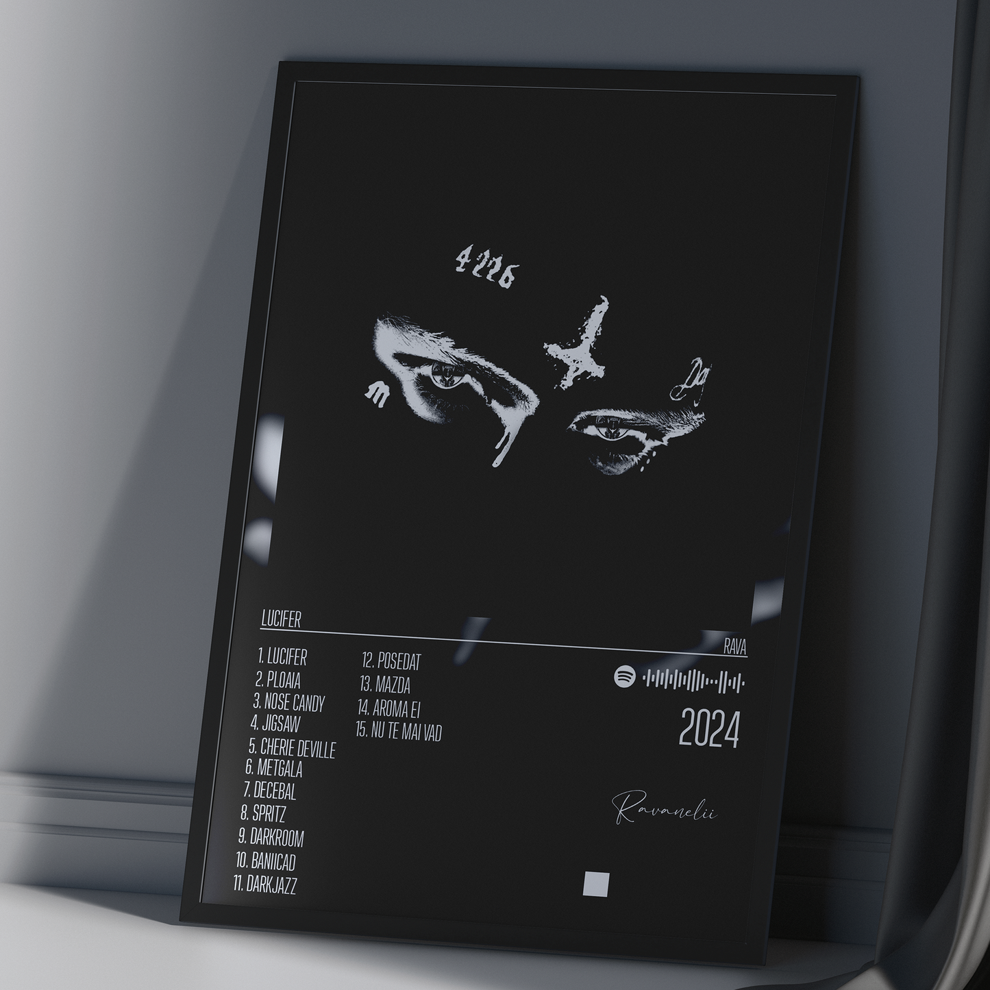 Tablou decorativ album Lucifer - RAVA