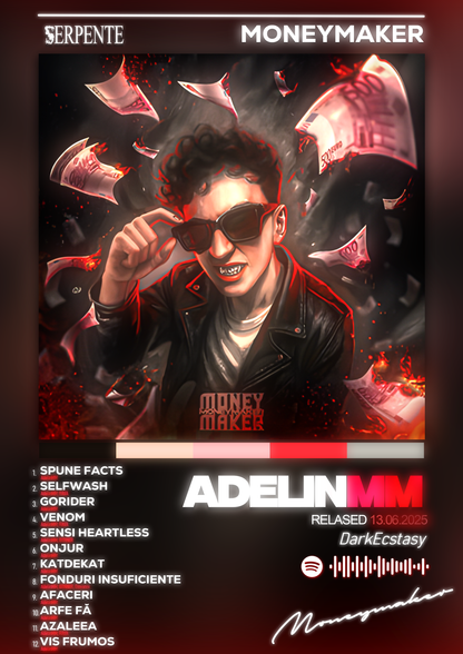 Tablou decorativ album MONEYMAKER - AdelinMM