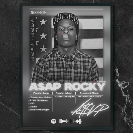 Tablou decorativ artist A$AP Rocky