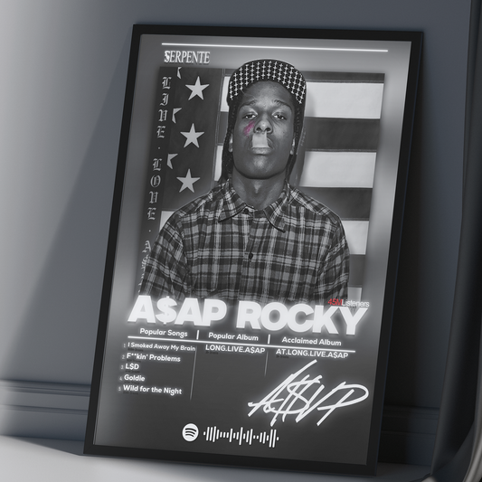 Tablou decorativ artist A$AP Rocky