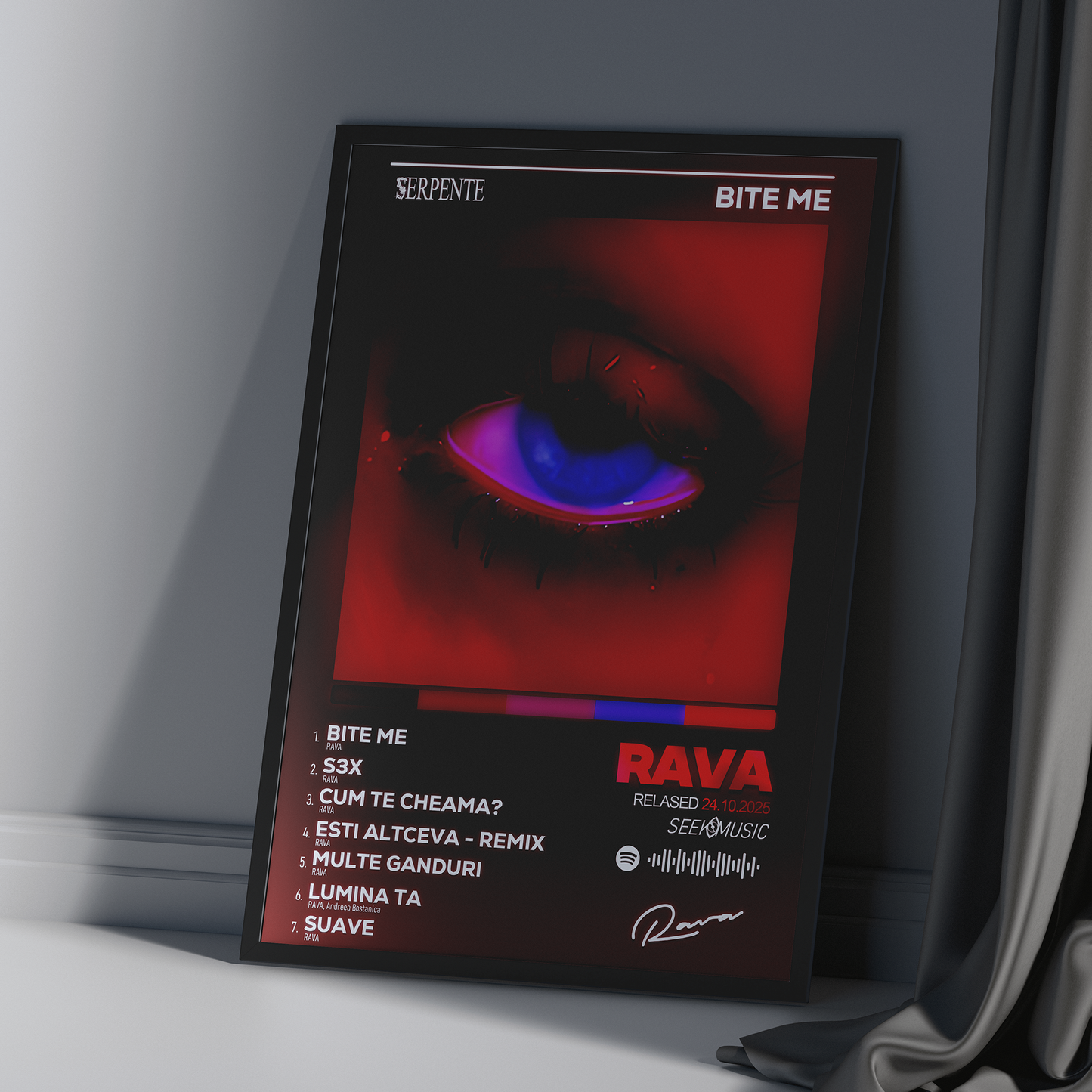 Tablou decorativ album Bite Me - RAVA