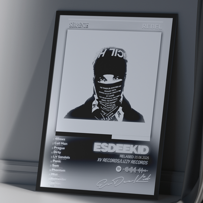 Tablou decorativ album REBEL - EsDeeKid