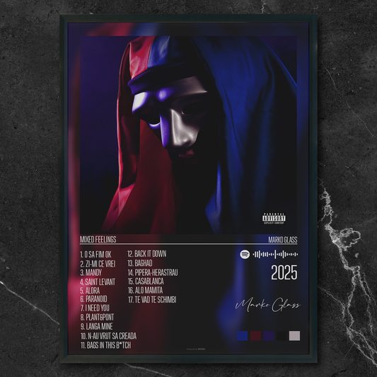 Tablou decorativ album  Mixed Feelings - Marko Glass