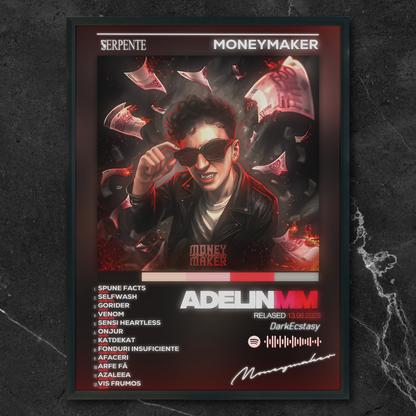 Tablou decorativ album MONEYMAKER - AdelinMM