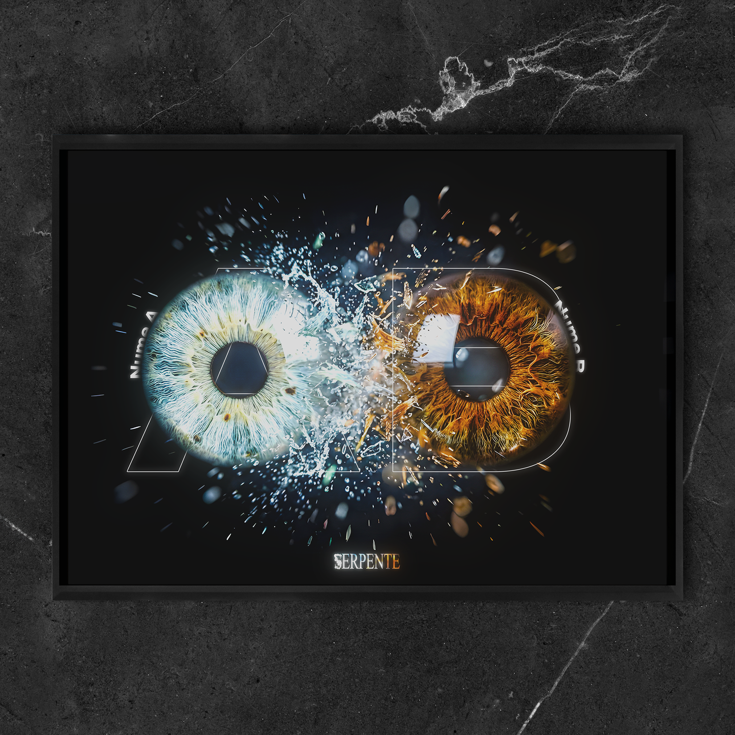 Tablou decorativ personalizat cu ochi