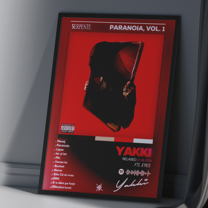 Tablou decorativ album  PARANOIA VOL. 1 - Yakki